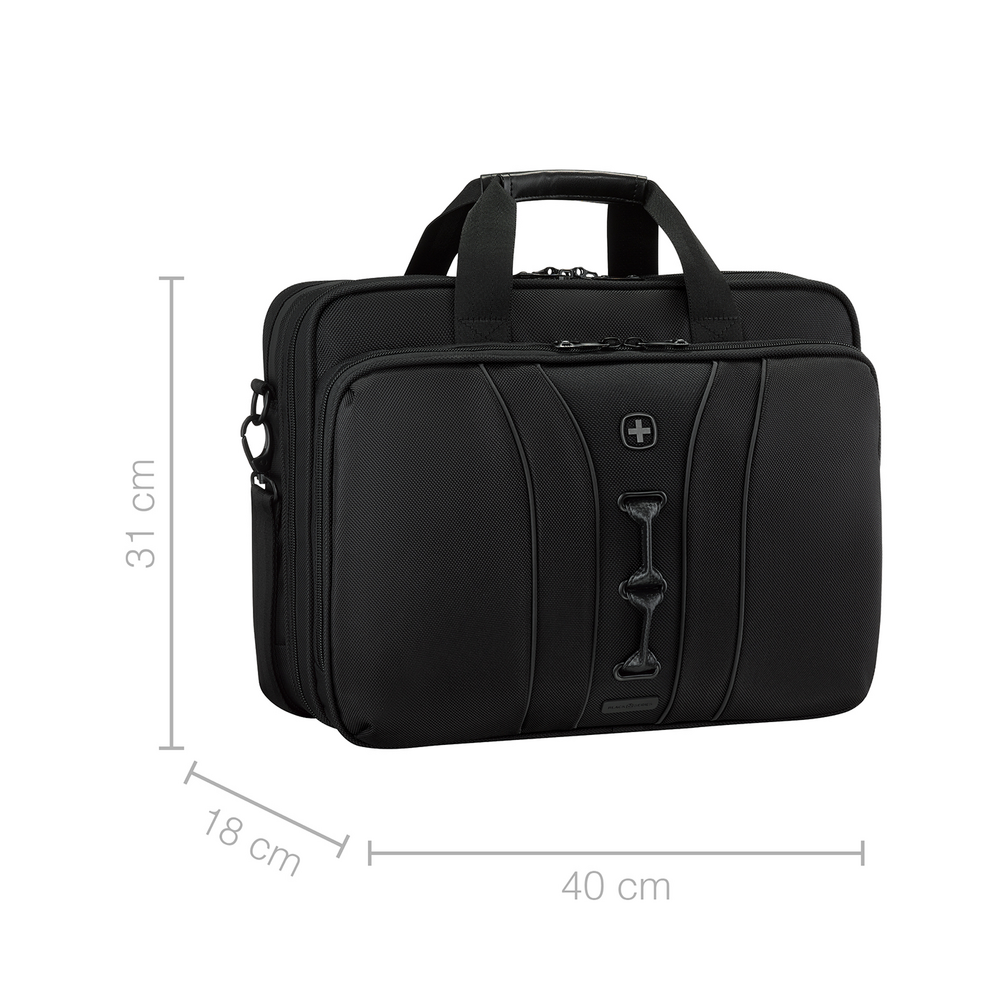 16 Zoll Laptop-Aktentasche mit Tablet-Fach