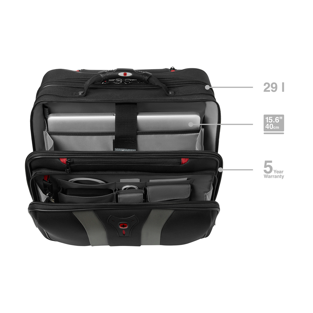 15,6 Zoll Laptop-Tasche mit Rollen