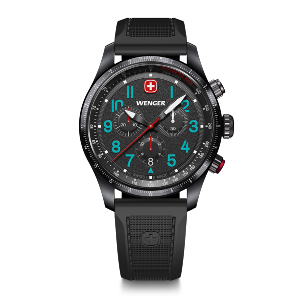 Chrono Herrenuhr schwarz Ø 43 mm