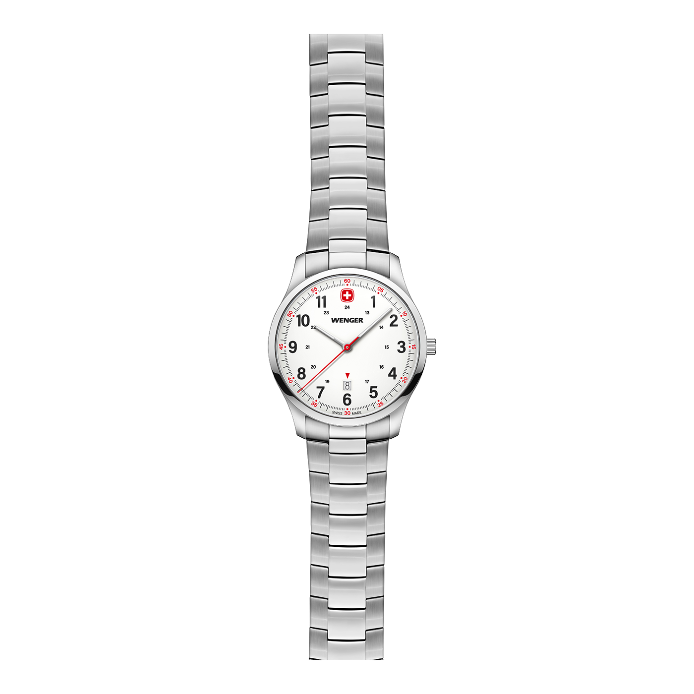 Herrenuhr weiß Ø 42 mm