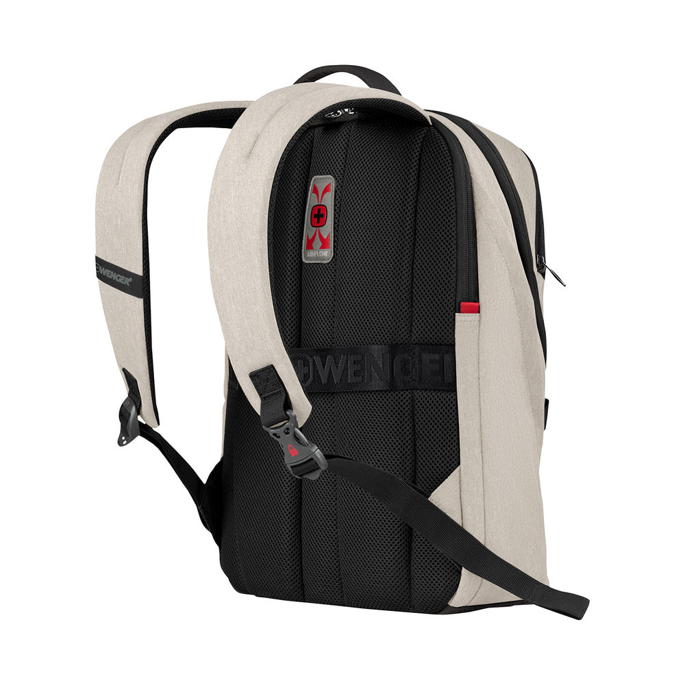 16 Zoll Laptop-Rucksack mit Tablet-Fach, sandfarben