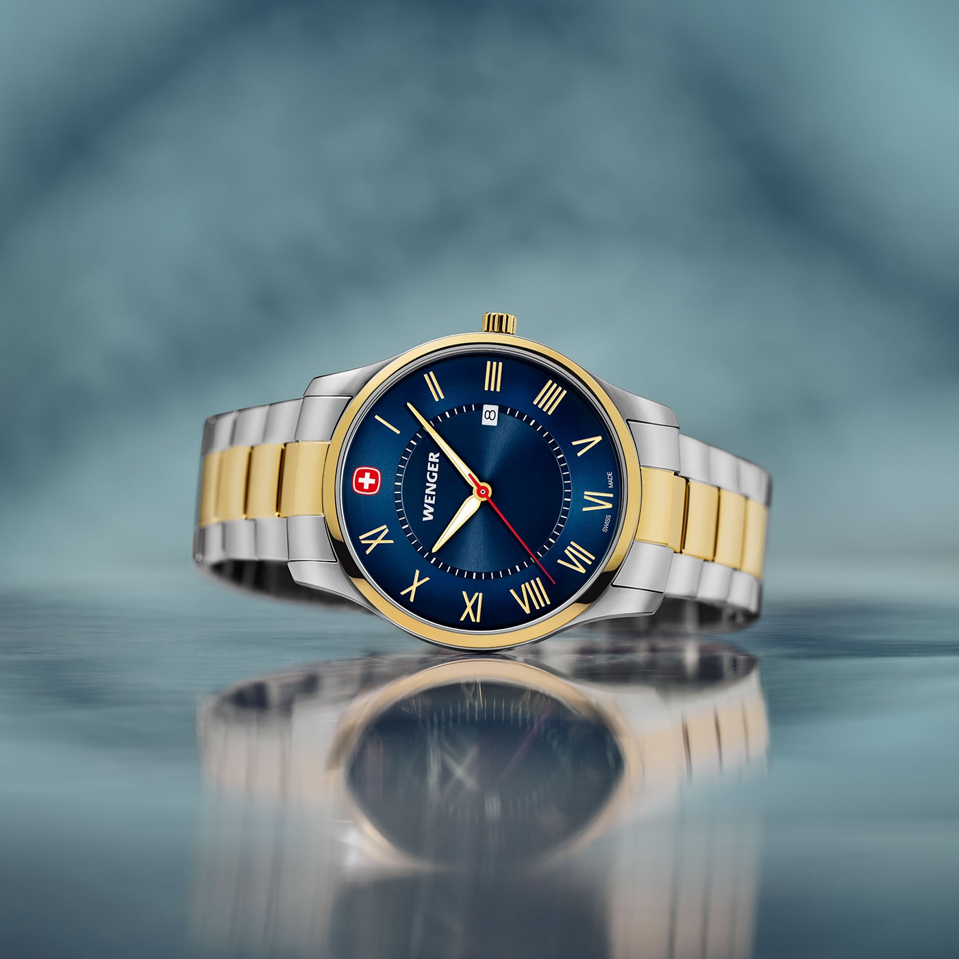 Herrenuhr zweifarbig Ø 42 mm