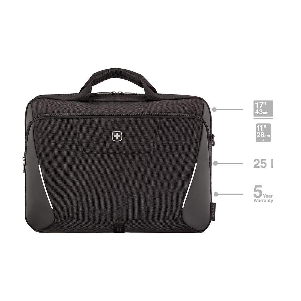 17 Zoll Laptop-Aktentasche mit Tablet-Fach