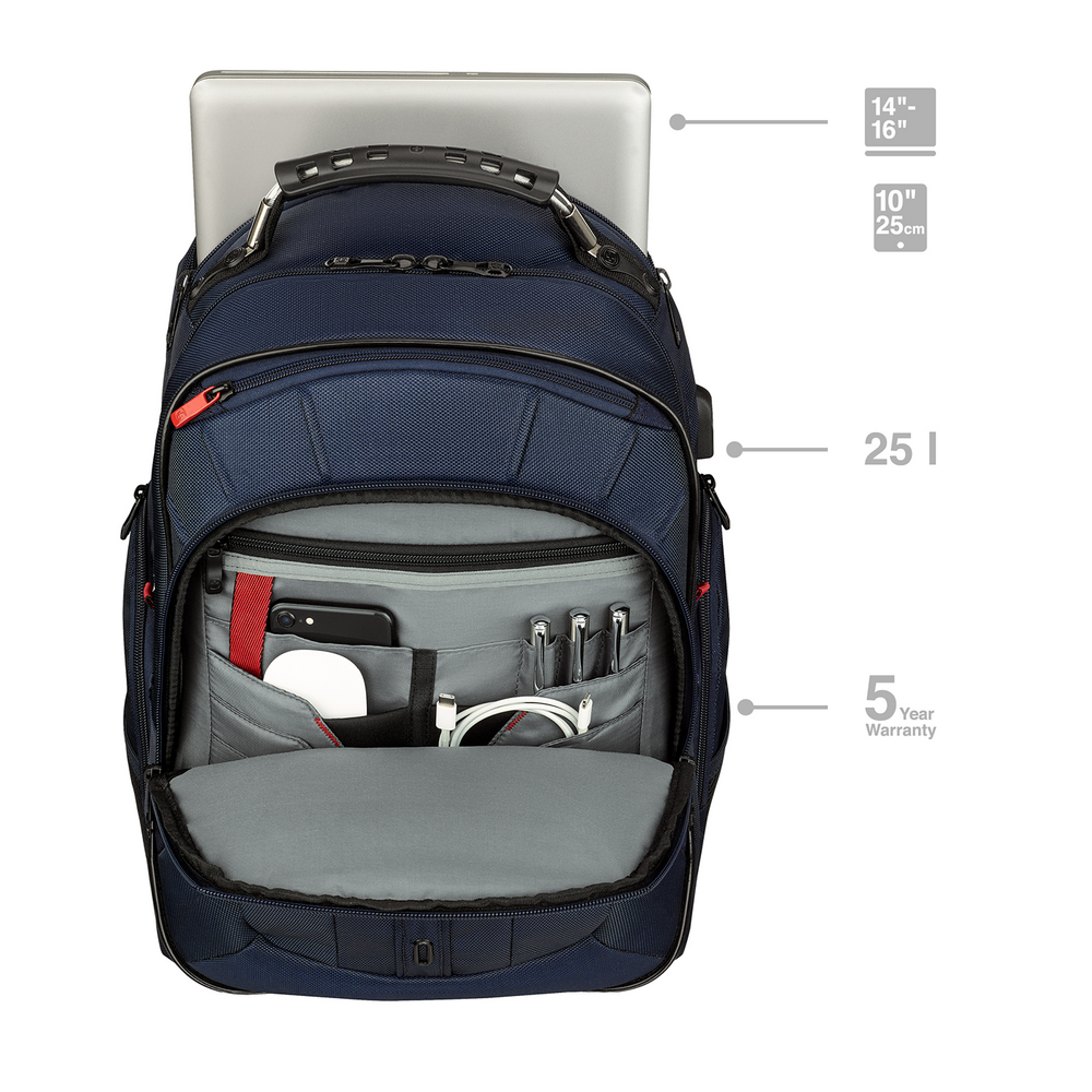 14-16 Zoll Laptop-Rucksack mit Tablet-Fach