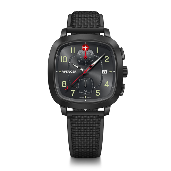 Chrono Herrenuhr schwarz Ø 39,5 mm