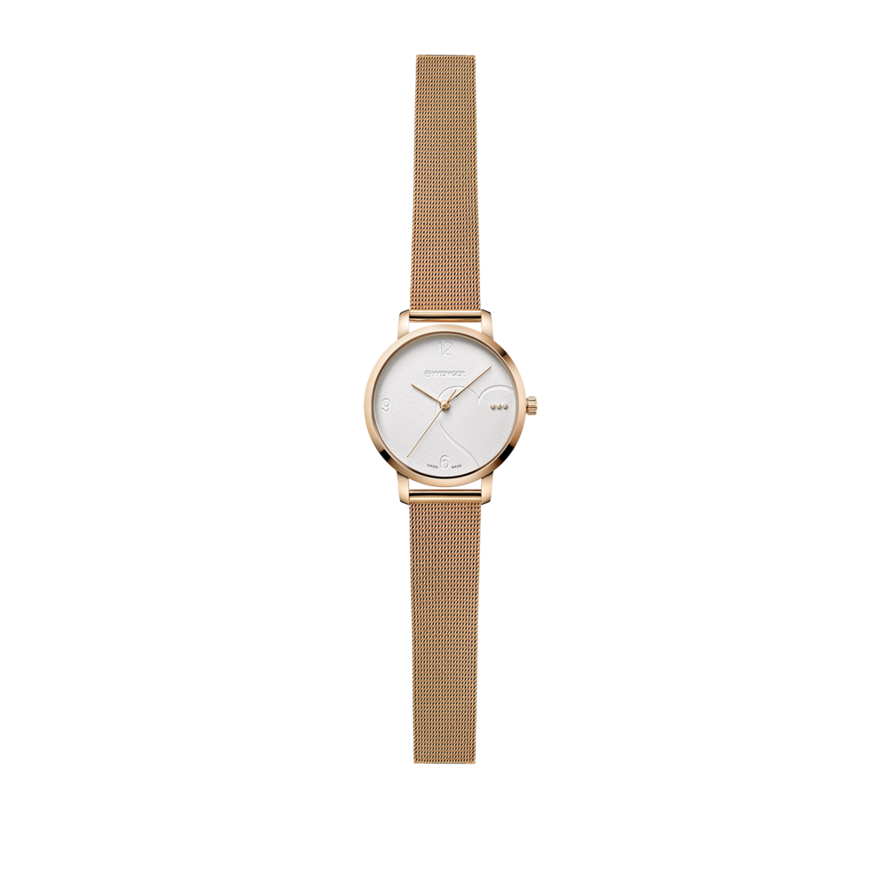 Damenuhr roséfarben Ø 38 mm