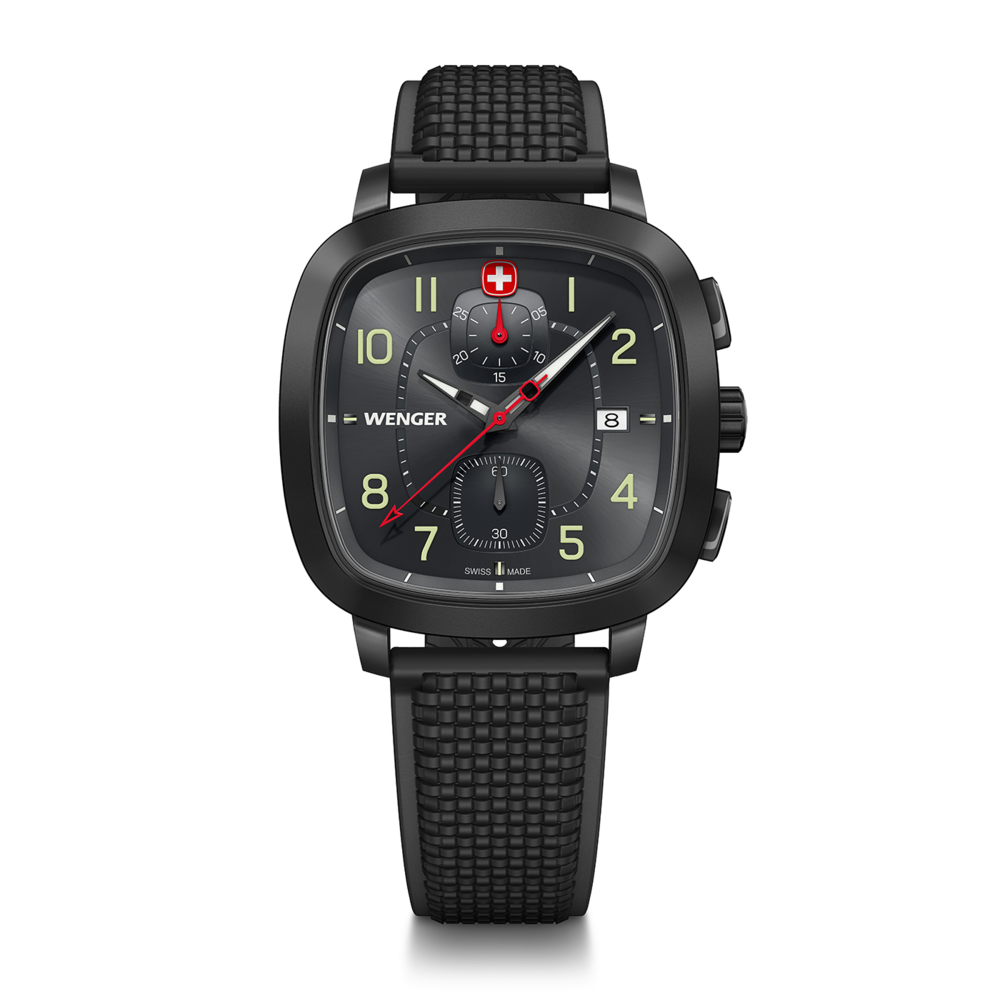 Chrono Herrenuhr schwarz Ø 39,5 mm