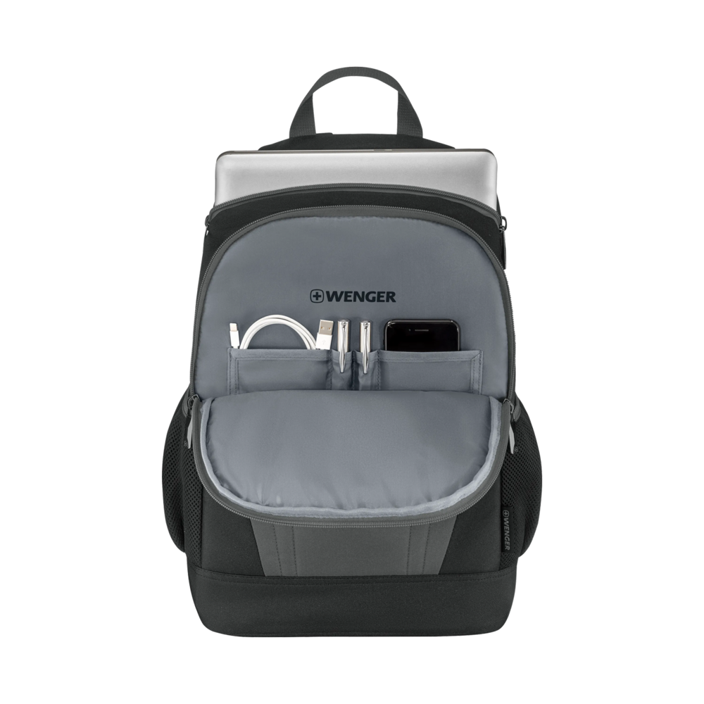 Laptop-Rucksack für 16 Zoll, schwarz-grau