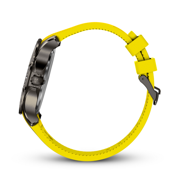 Herrenuhr gelb-grau Ø 43 mm
