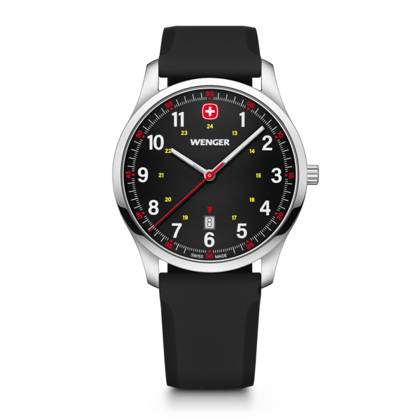 Herrenuhr schwarz Ø 42 mm