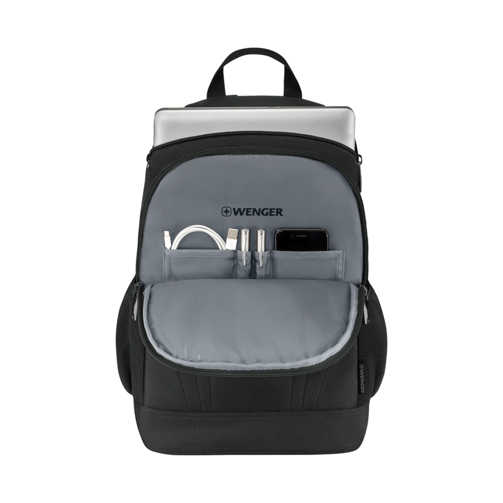 Laptop-Rucksack für 16 Zoll, schwarz