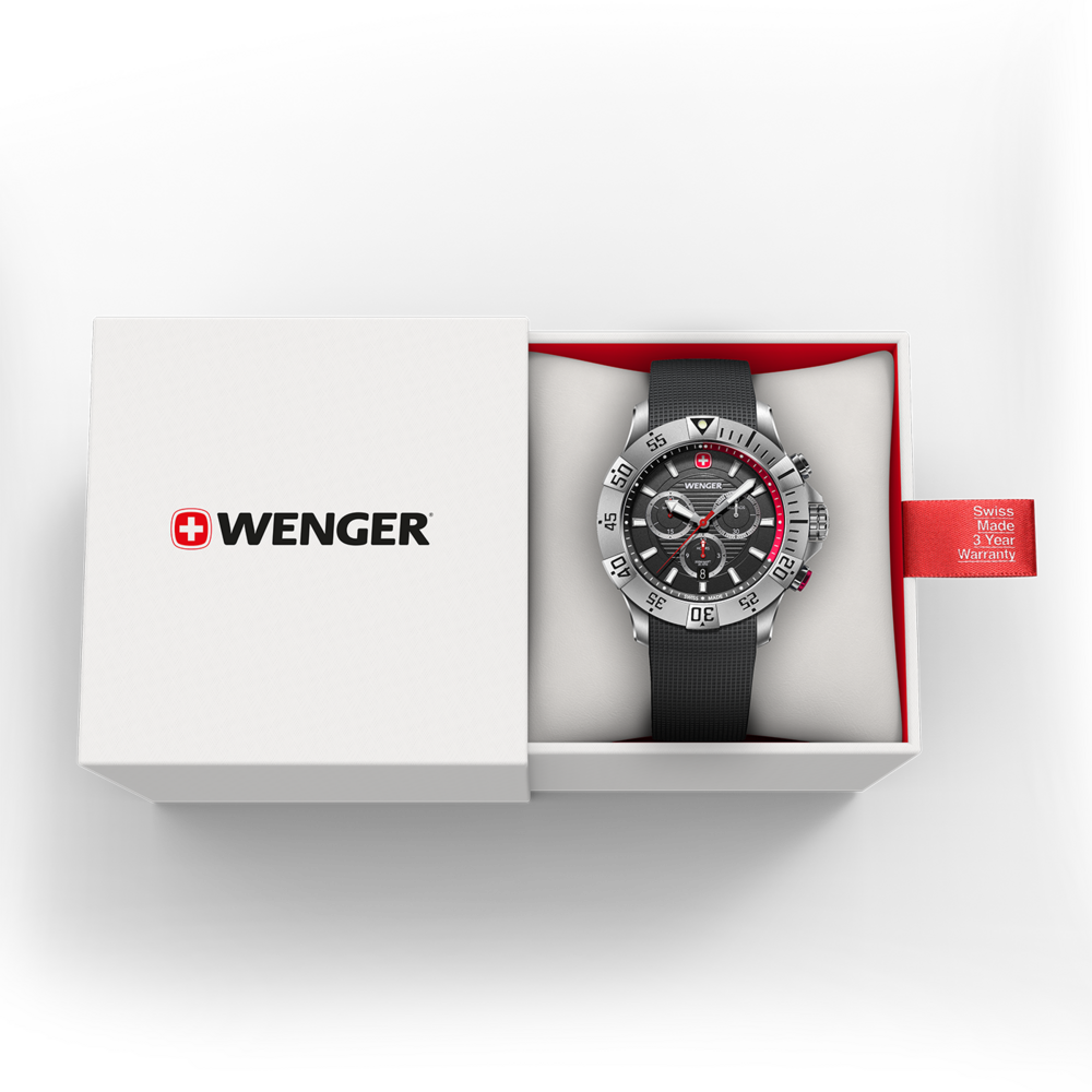 Chrono Herrenuhr schwarz Ø 43 mm