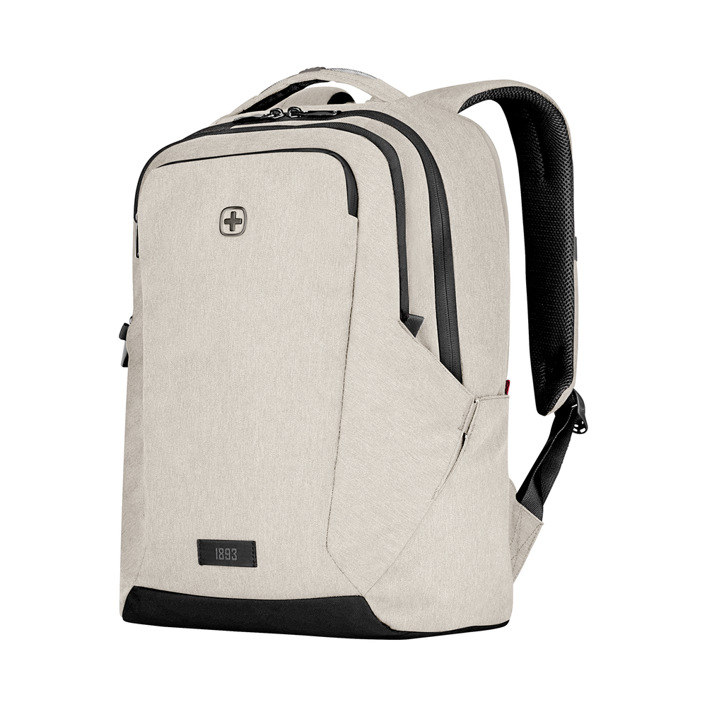 16 Zoll Laptop-Rucksack mit Tablet-Fach, sandfarben