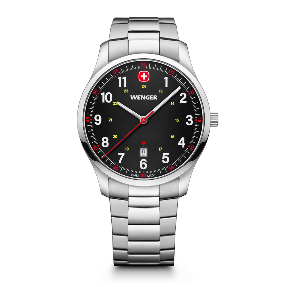 Herrenuhr silber Ø 42 mm