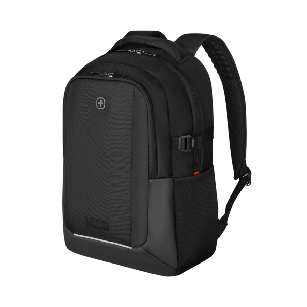 16 Zoll Laptop-Rucksack mit Tablet-Fach schwarz