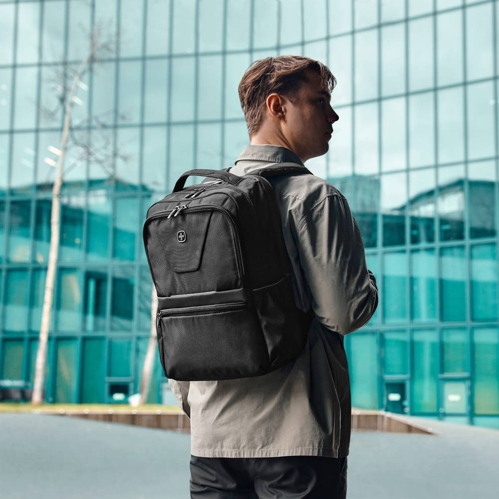 16 Zoll Laptop-Rucksack mit Tablet-Fach 16 Zoll Laptop-Rucksack mit Tablet-Fach