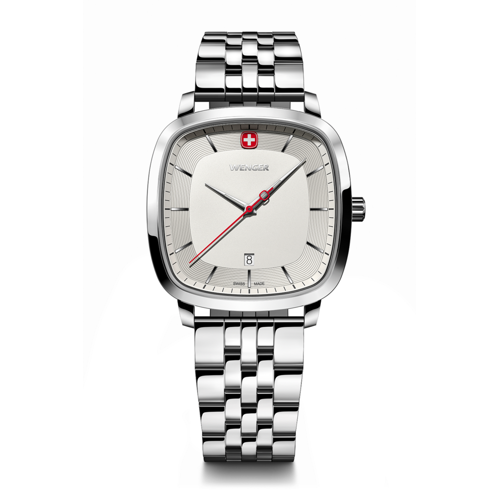 Herrenuhr silber Ø 37 mm