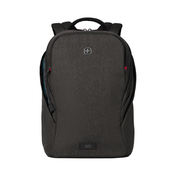 16 Zoll Laptop-Rucksack mit Tablet-Fach, graumeliert
