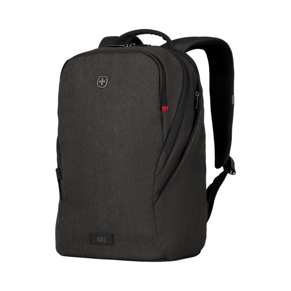 16 Zoll Laptop-Rucksack mit Tablet-Fach, graumeliert