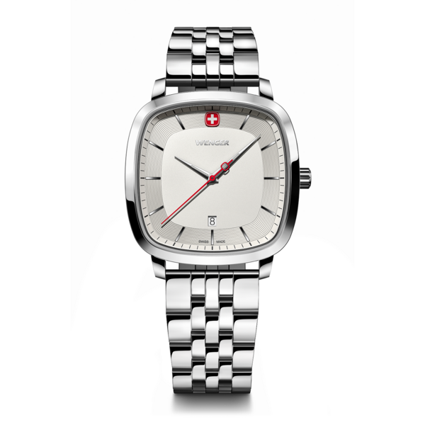 Herrenuhr silber Ø 37 mm