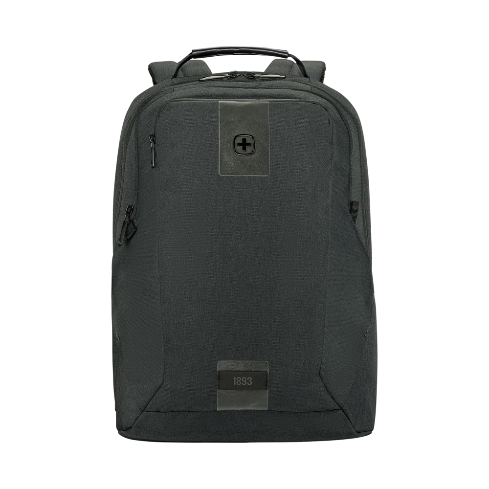 16 Zoll Laptop-Rucksack mit Tablet-Fach, kohlefarben