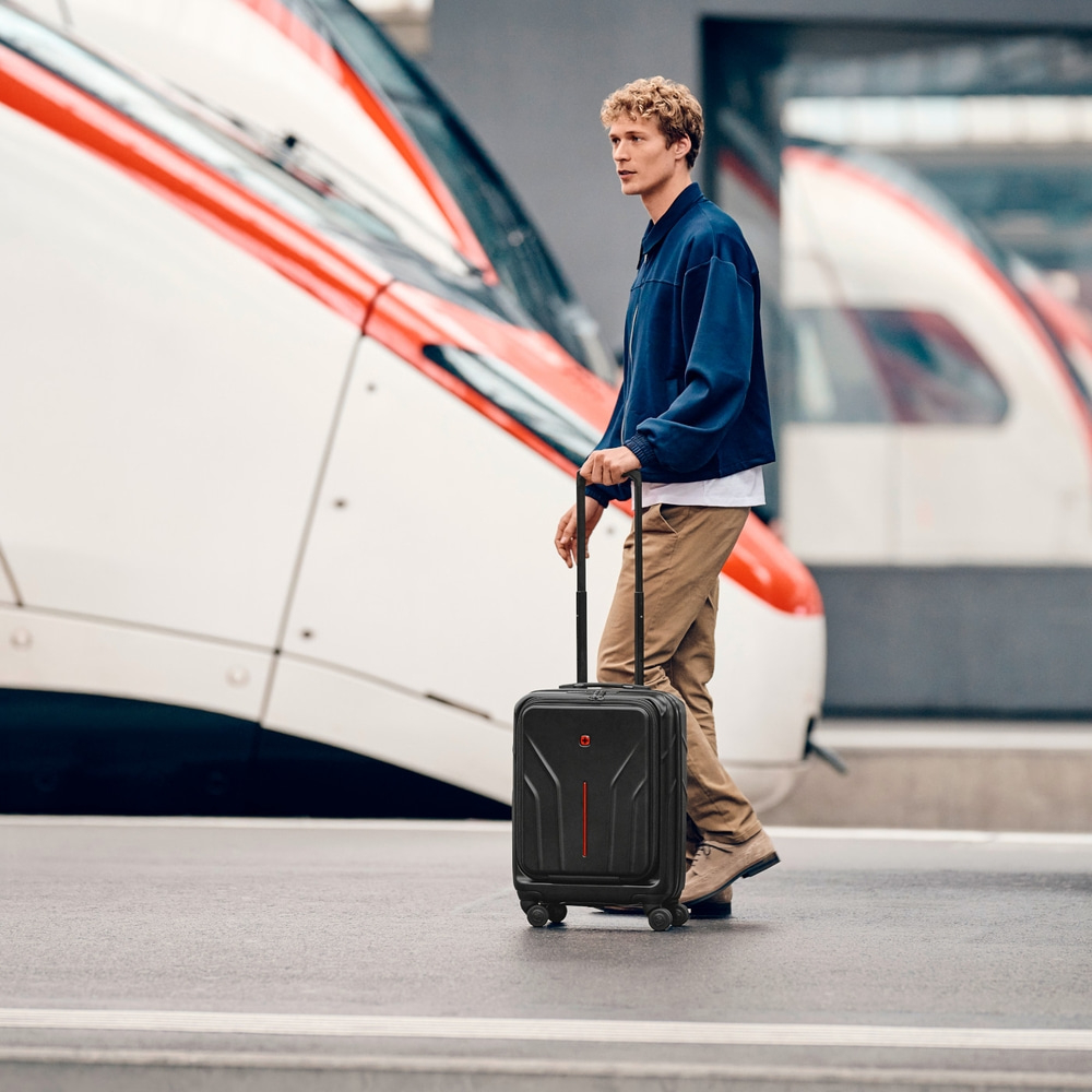 Businesstrolley, Hartschalenkoffer in Handgepäckgröße