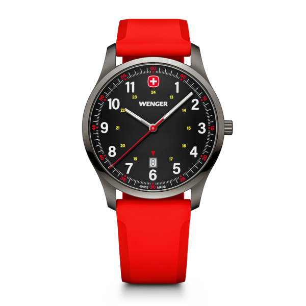 Herrenuhr rot Ø 42 mm