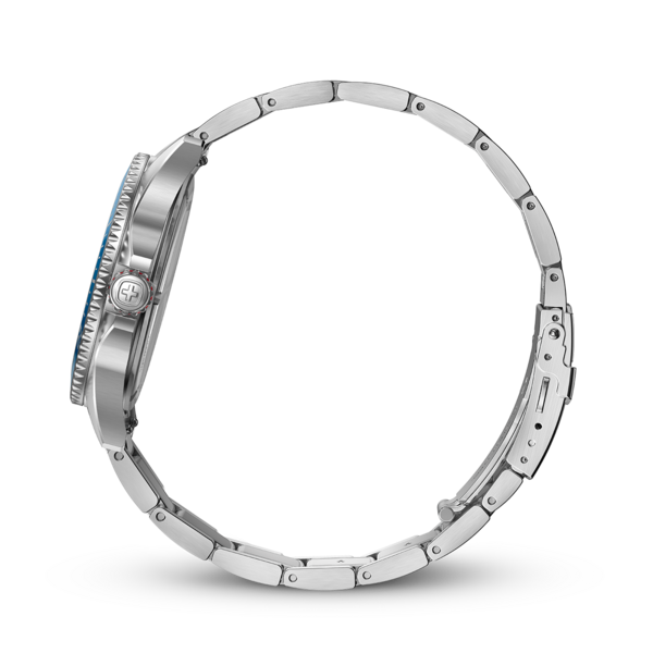 Herrenuhr blau-silber Ø 40 mm