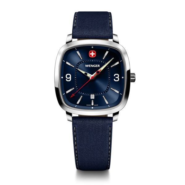 Herrenuhr blau-silber Ø 37 mm