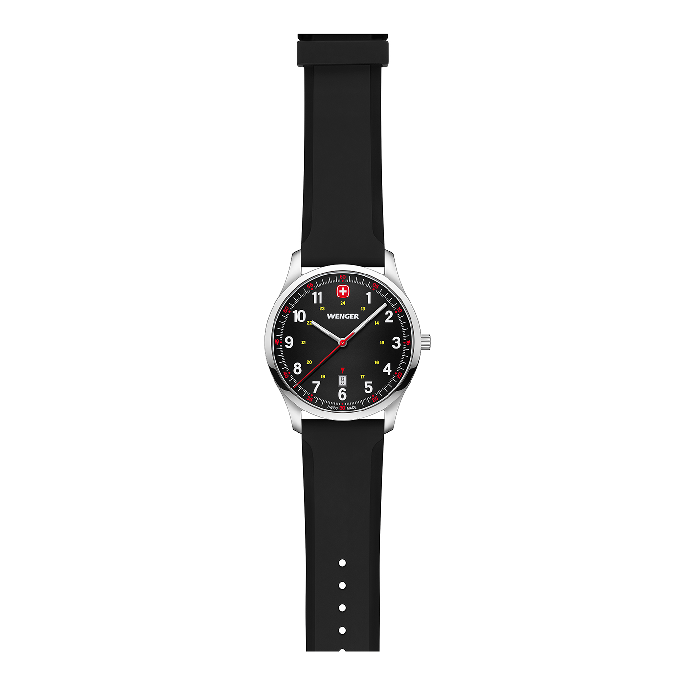 Herrenuhr schwarz Ø 42 mm