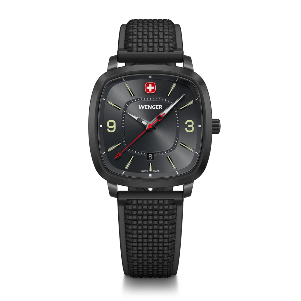 Herrenuhr schwarz-grau Ø 37 mm