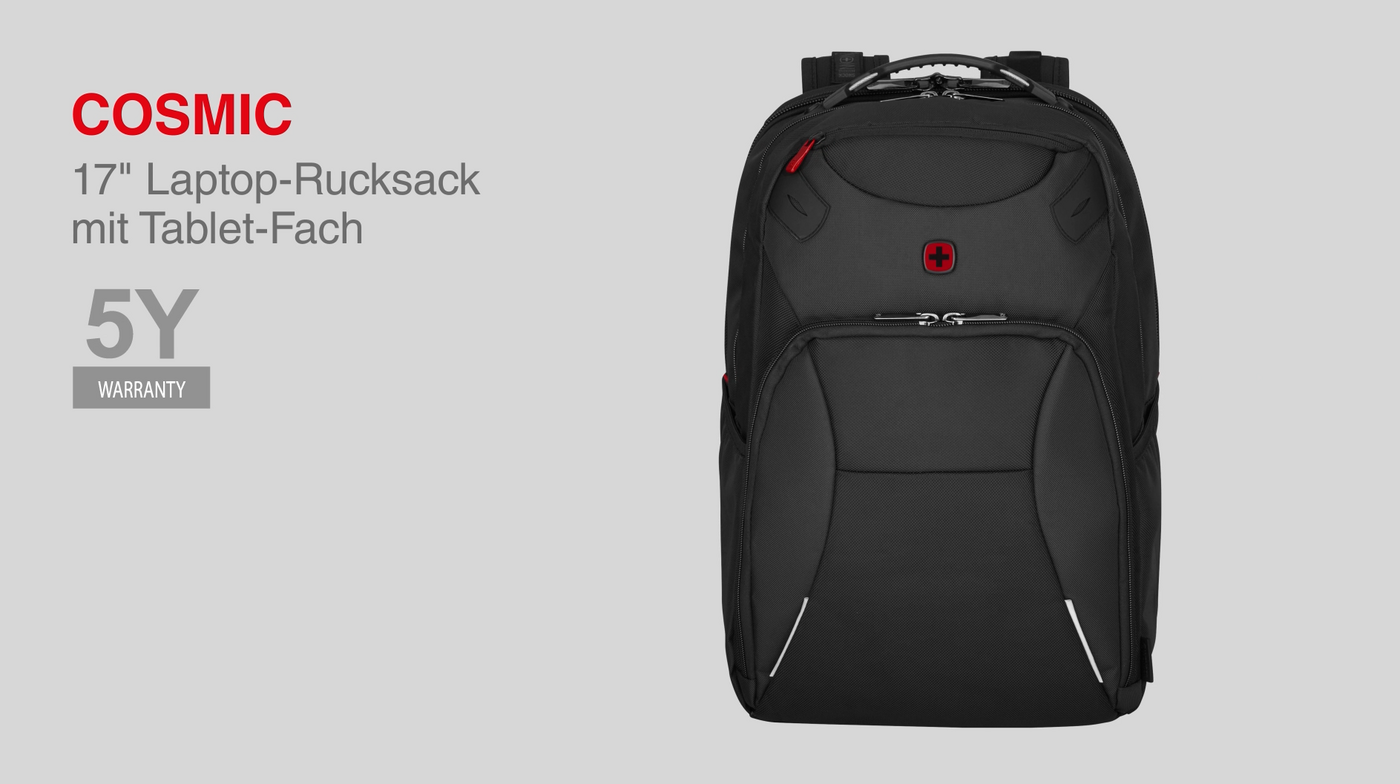 17 Zoll Laptop-Rucksack mit Tablet-Fach