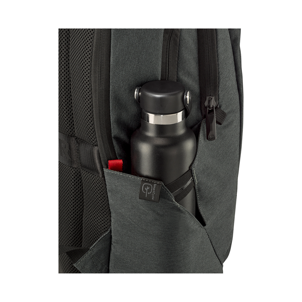16 Zoll Laptop-Rucksack mit Tablet-Fach, kohlefarben