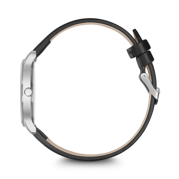 Damenuhr schwarz-silber Ø 34 mm