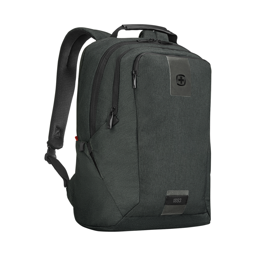 16 Zoll Laptop-Rucksack mit Tablet-Fach, kohlefarben