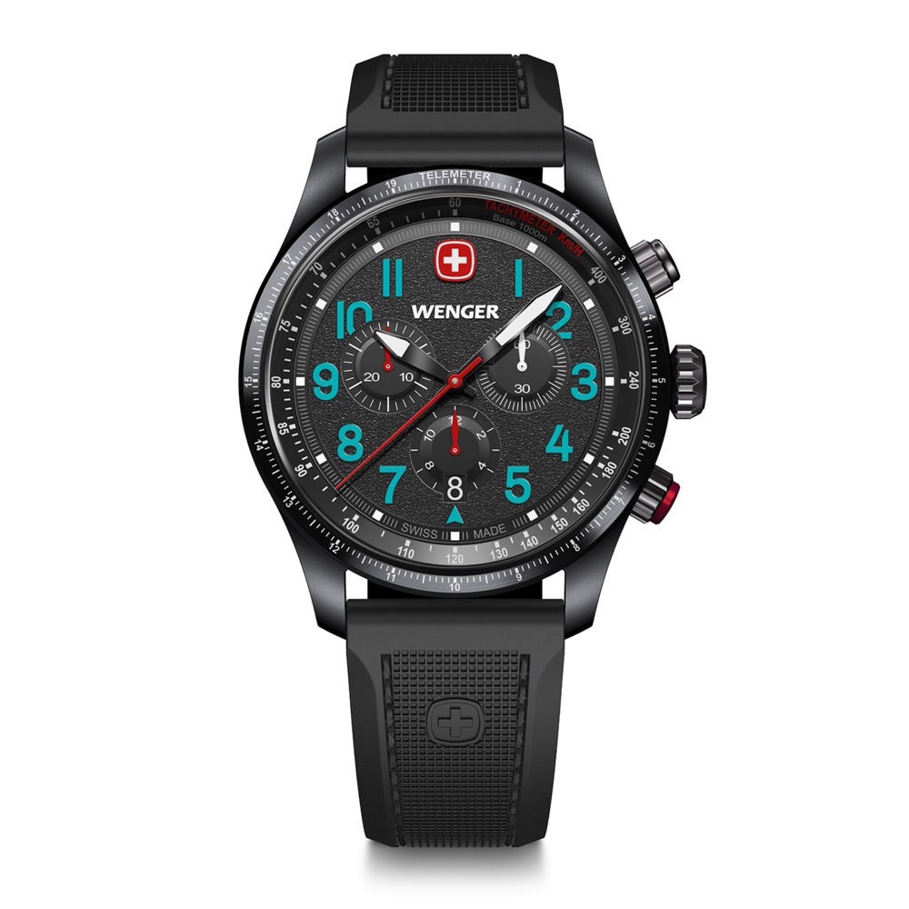 Chrono Herrenuhr schwarz Ø 43 mm