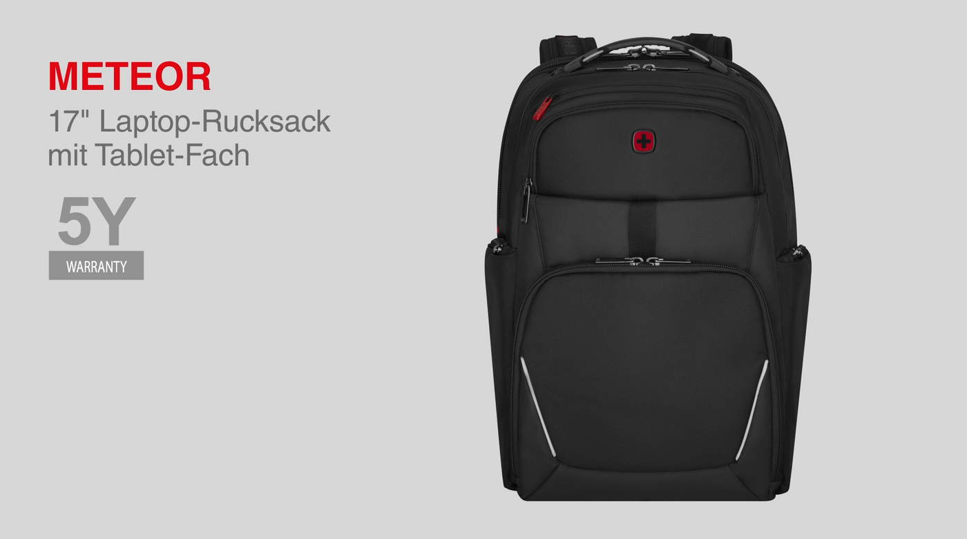 17 Zoll Laptop-Rucksack mit Tablet-Fach