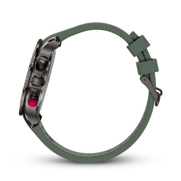 Chrono Herrenuhr grün-grau Ø 43 mm