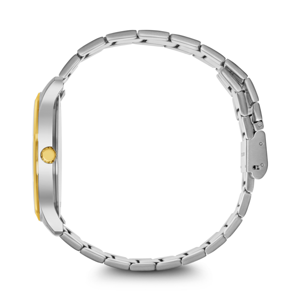 Herrenuhr zweifarbig, schwarz Ø 42 mm