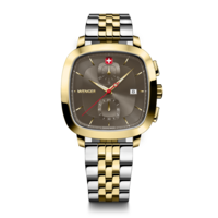 Chrono men's watch two-coloured-brown Ø 39.5 mm A timeless, classic chronograph with a modern twist