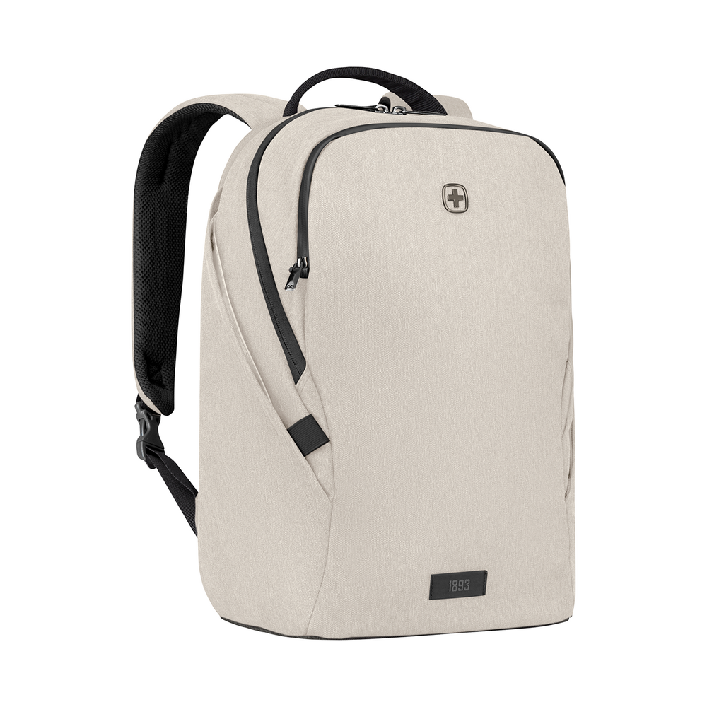 16 Zoll Laptop-Rucksack mit Tablet-Fach, sandfarben