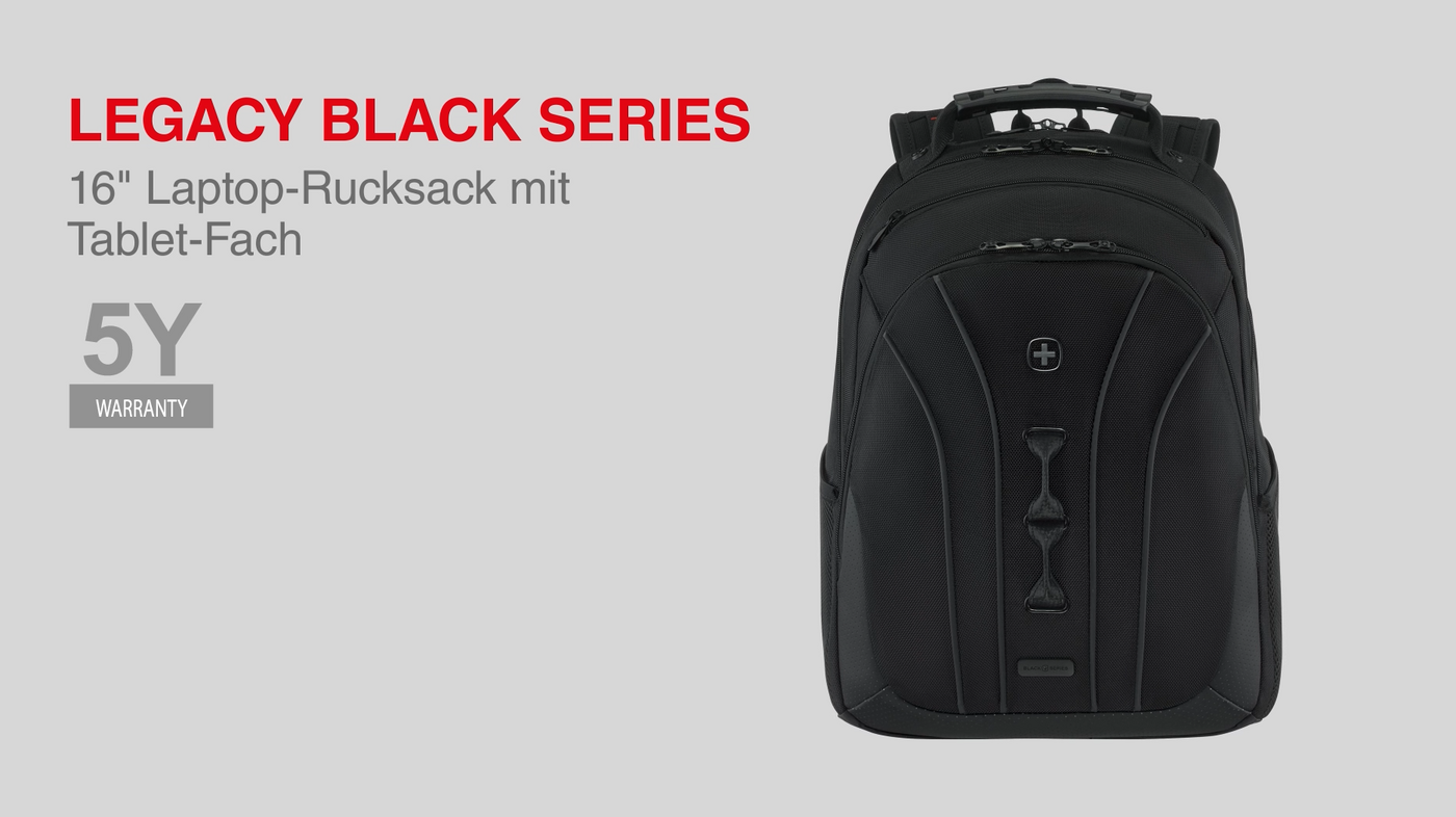 16 Zoll Laptop-Rucksack mit Tablet-Fach 16 Zoll Laptop-Rucksack mit Tablet-Fach