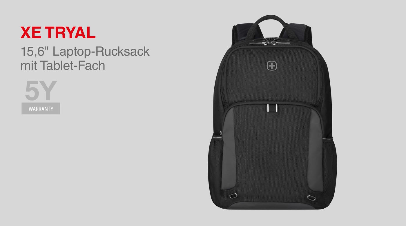 15,6 Zoll Notebook-Rucksack, schwarz