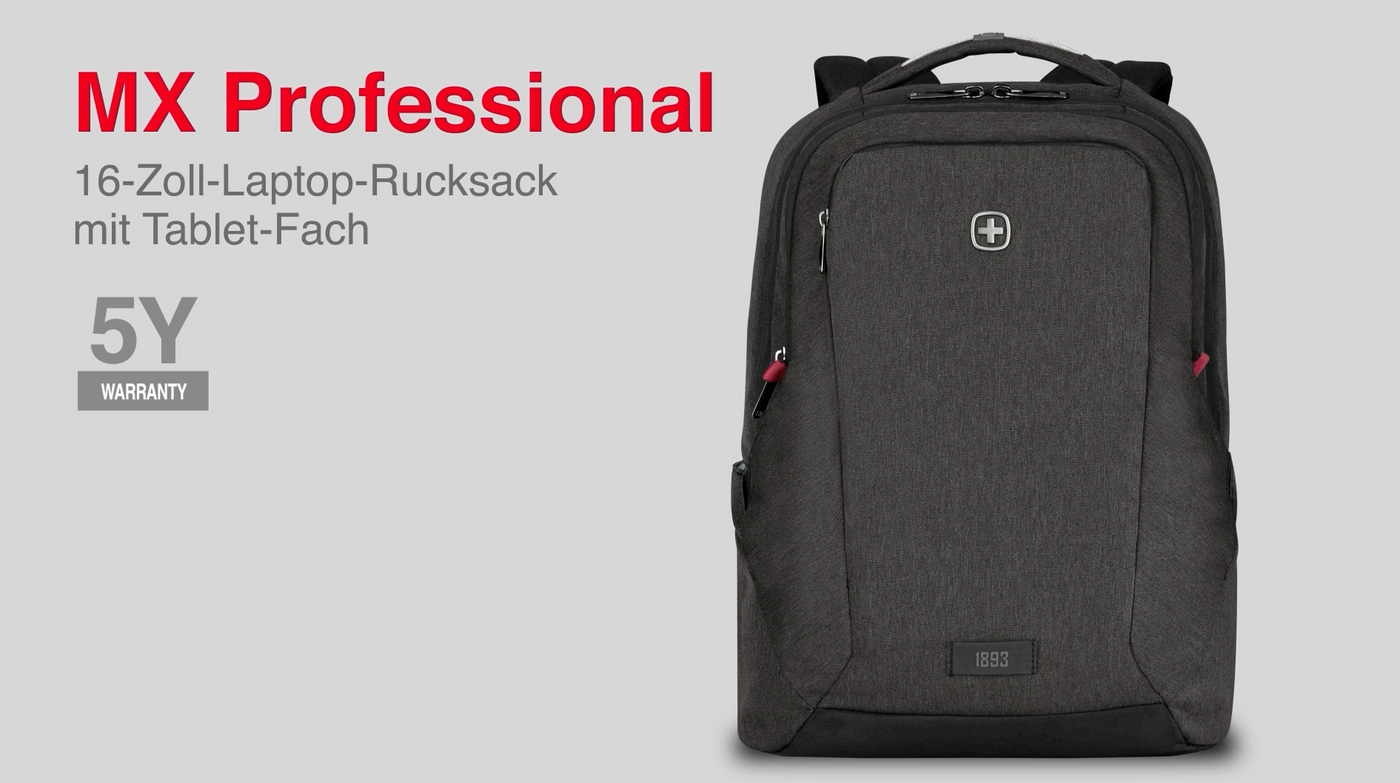 16 Zoll Laptop-Rucksack mit Tablet-Fach