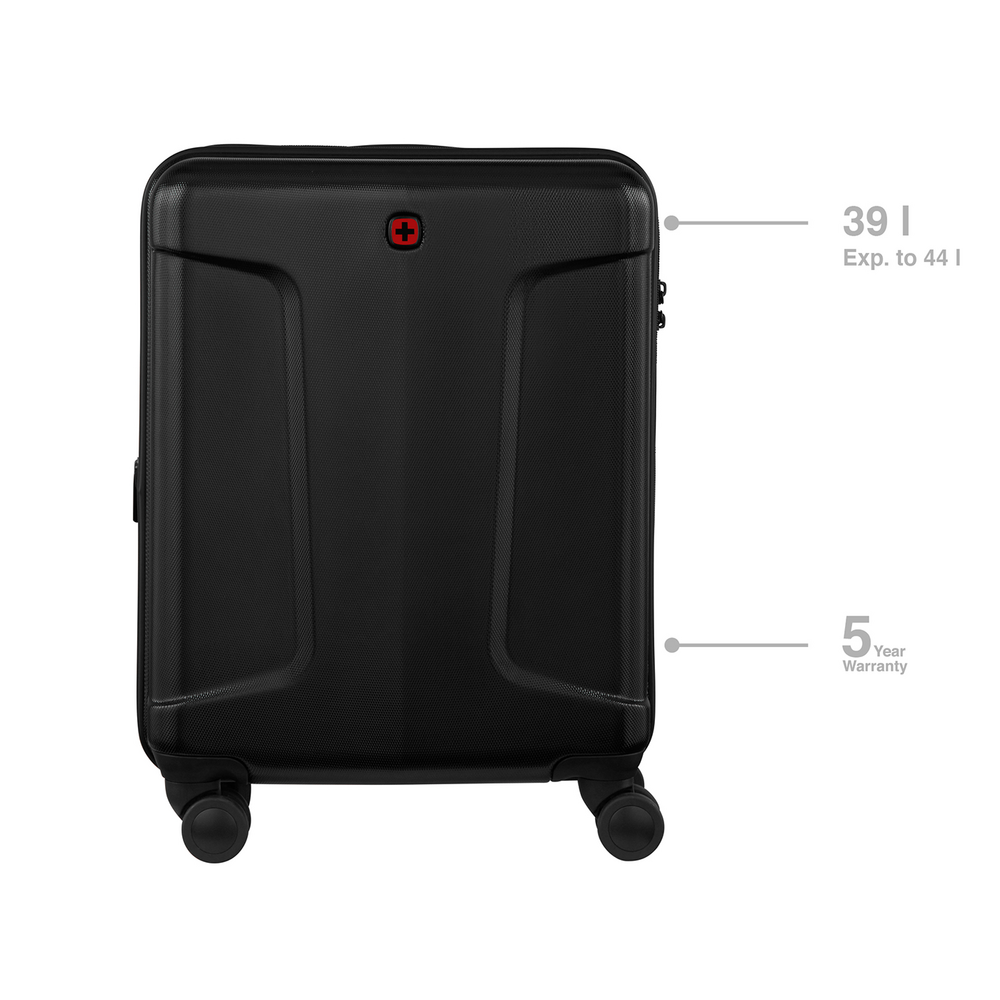 Hartschalenkoffer Carry-On, Schwarz