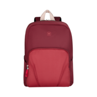 Laptop backpack for up to 15.6 inches, red Trolley straps for comfortable travelling with several pieces of luggage