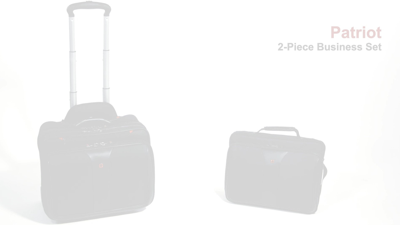 2-piece business set with Comp-U-Roller and matching 17-inch laptop bag