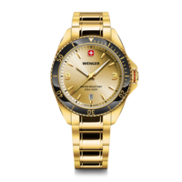 Herrenuhr goldfarben Ø 40 mm
