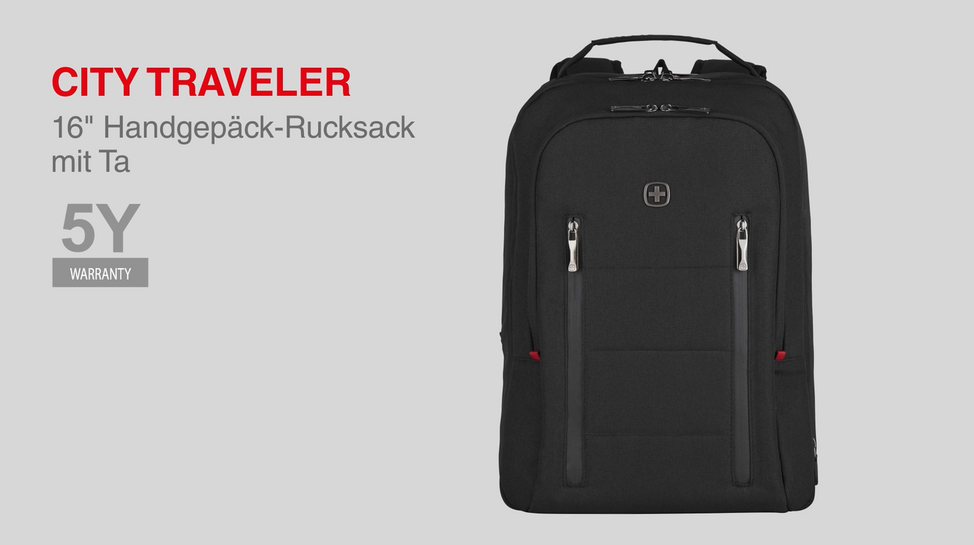 16 Zoll Handgepäck-Rucksack mit Tablet-Fach