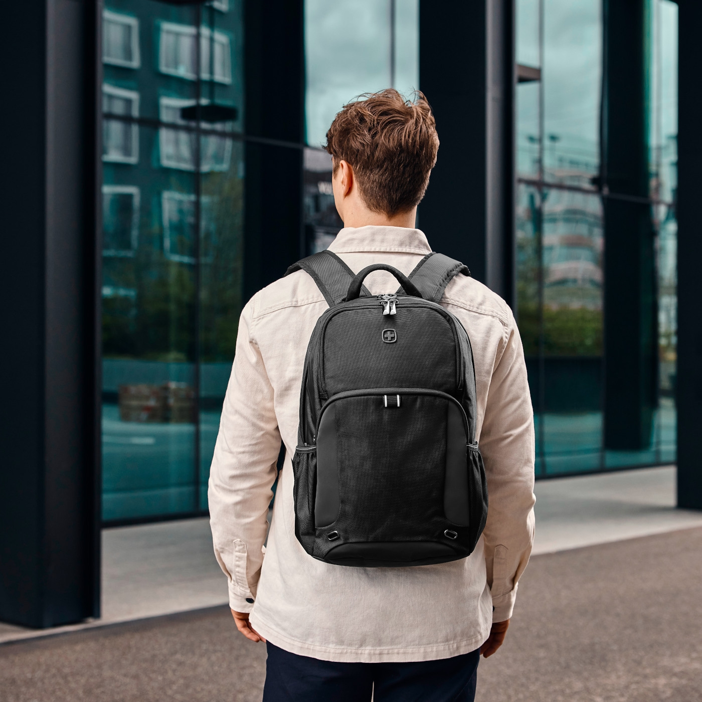 15,6 Zoll Notebook-Rucksack, schwarz